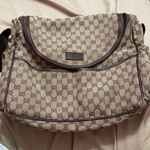 Gucci diaper bag